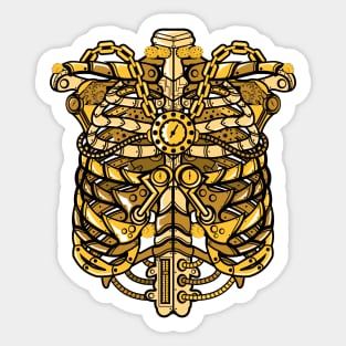 Steampunk Ribs Sticker